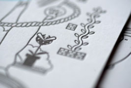 Les designers letterpress IMPRESSION DE LUXE LETTERPRESS mini design graphique letterpress